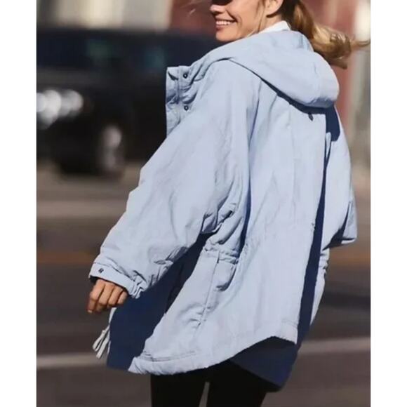 Free People Billie Boxy Lightweight Insulated Jacket Medium Large NWT - Picture 5 of 6